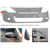 Pare-choc avant renault clio 3 ph 2 en 185