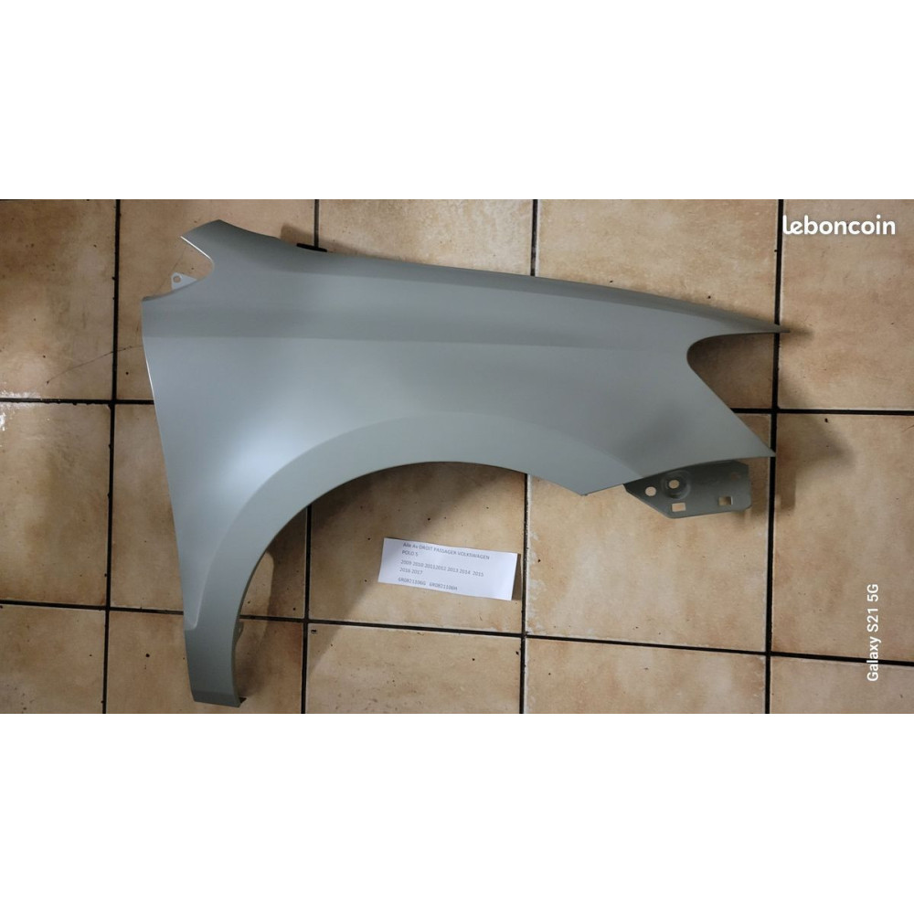 Aile Avant DROITE PASSAGER VOLKSWAGEN POLO 5 PH1 PH2