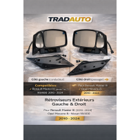 Retroviseur droit passager gauche conducteur master 3 movano nv400