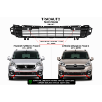 CALANDRE GRILLE PARE CHOC avant BERLINGO PARTNER