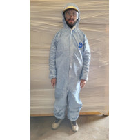 20 Combinaisons jetables capuche tyvek 500 xpert blue